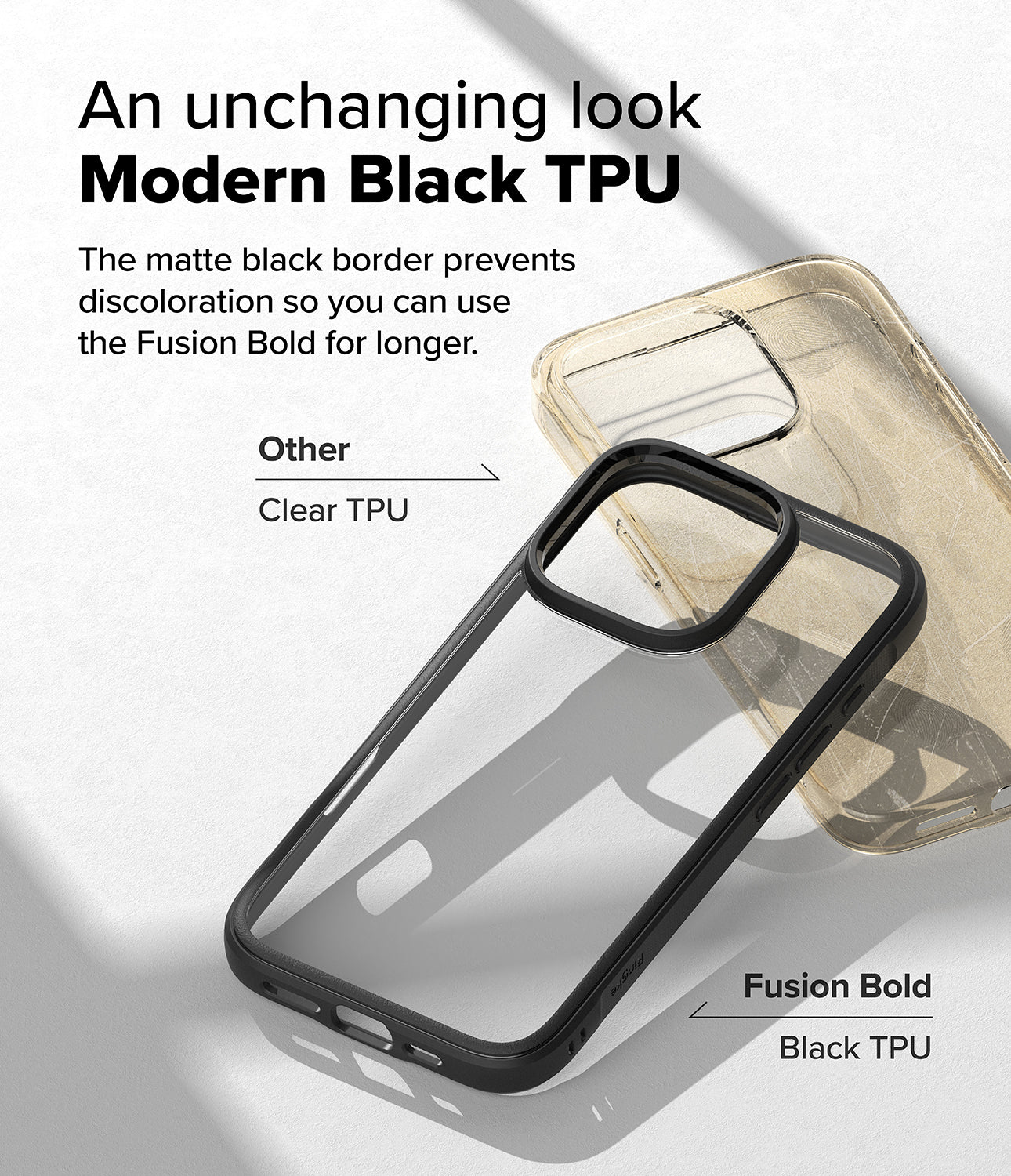 An unchanging look - Modern Black TPU