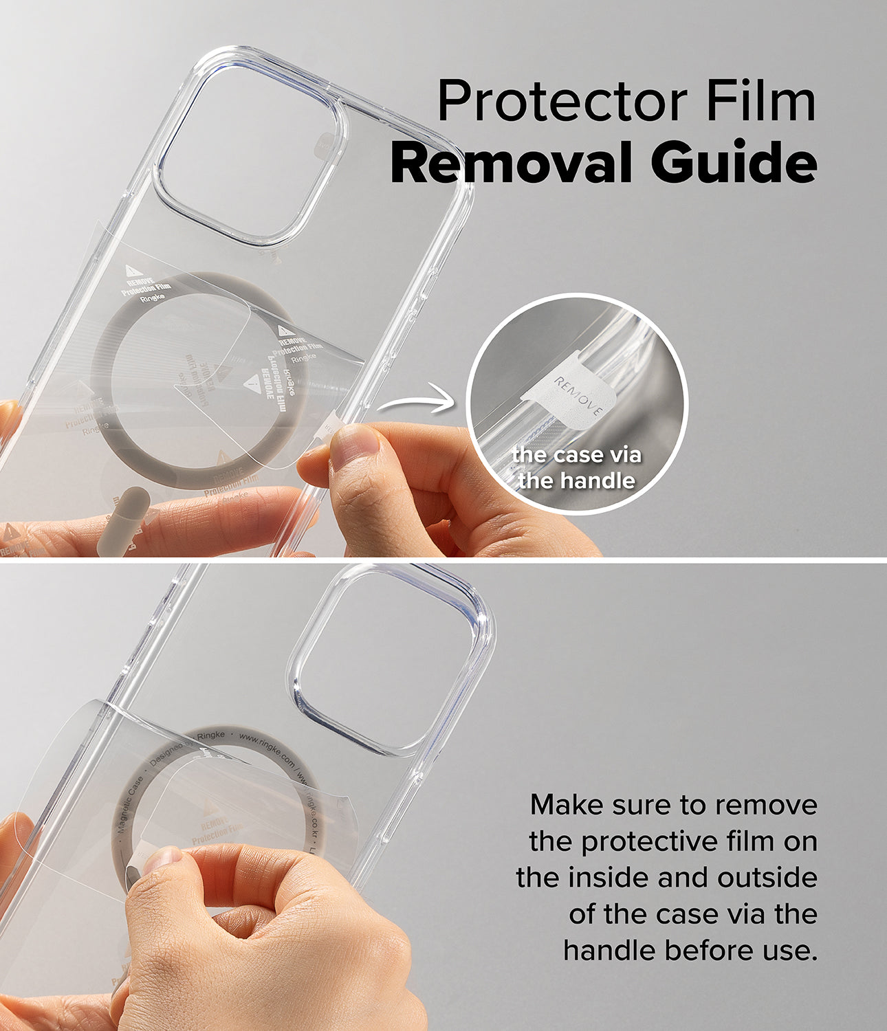 Protector Film Removal Guide