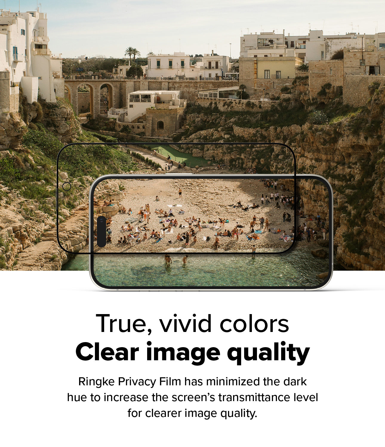 True, vivid colors - Clear image quality