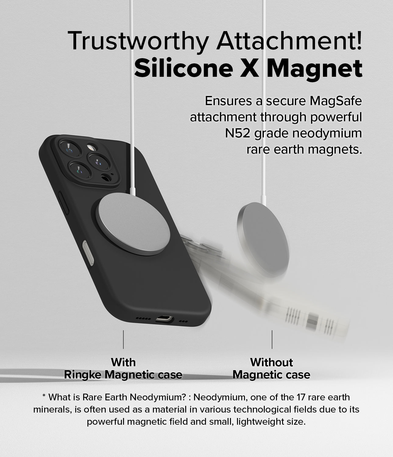 Trustworthy Attachment - Silicone X Magnet