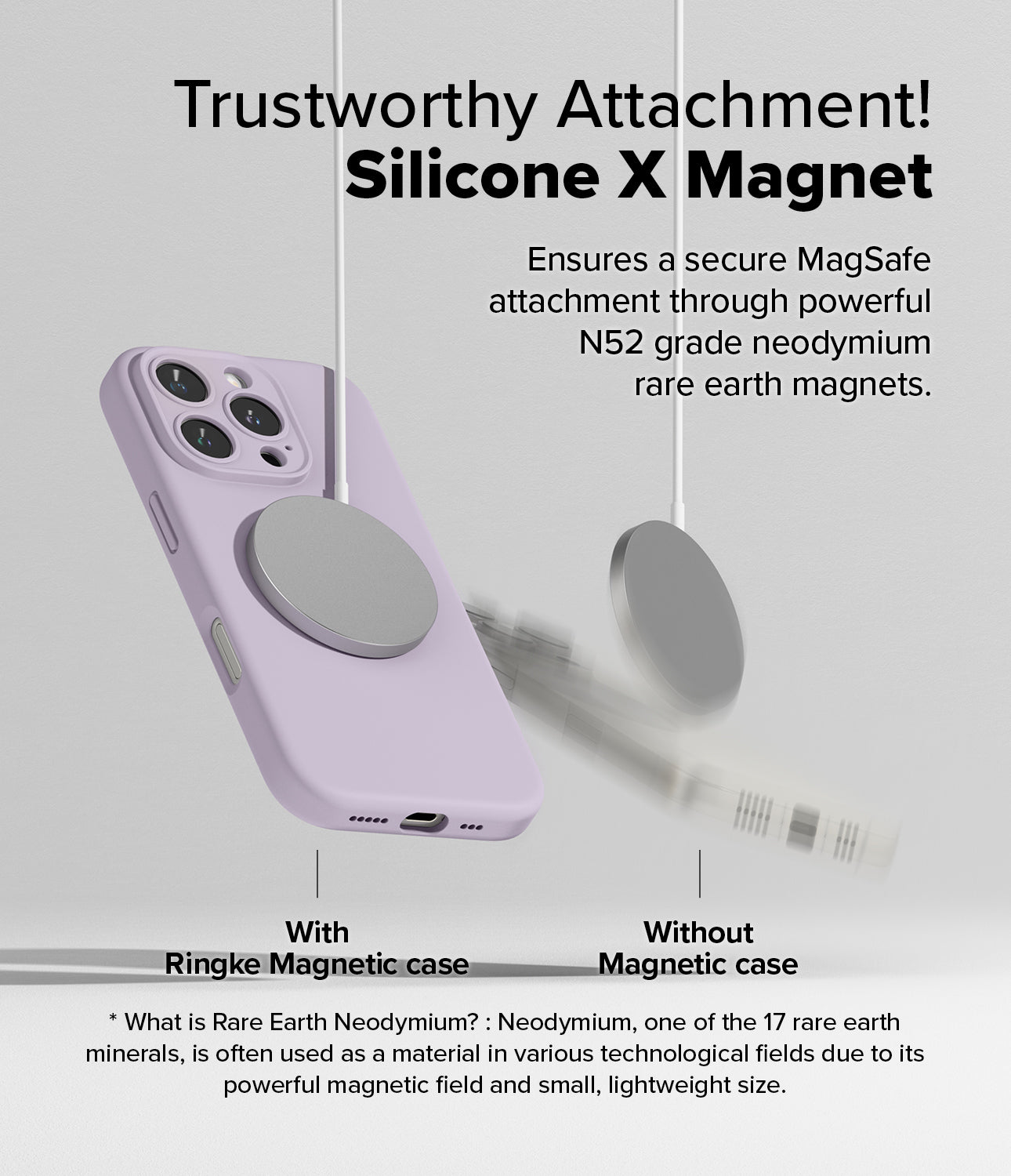 Trustworthy Attachment - Silicone X Magnet