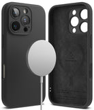 iPhone 16 Pro Max Case | Silicone Magnetic - Black