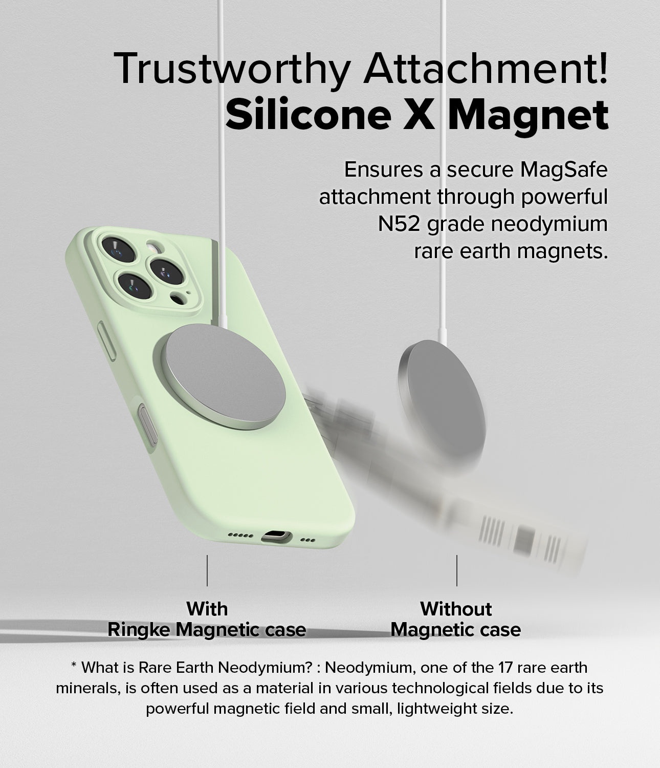 Trustworthy Attachment - Silicone X Magnet