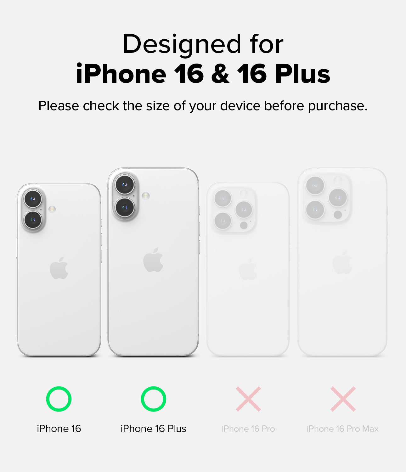 Compatibility - Designed for iPhone 16 Plus & 16