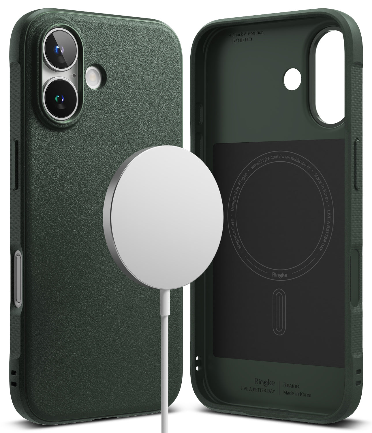 iPhone 16 Plus Case | Onyx Magnetic - Dark Green