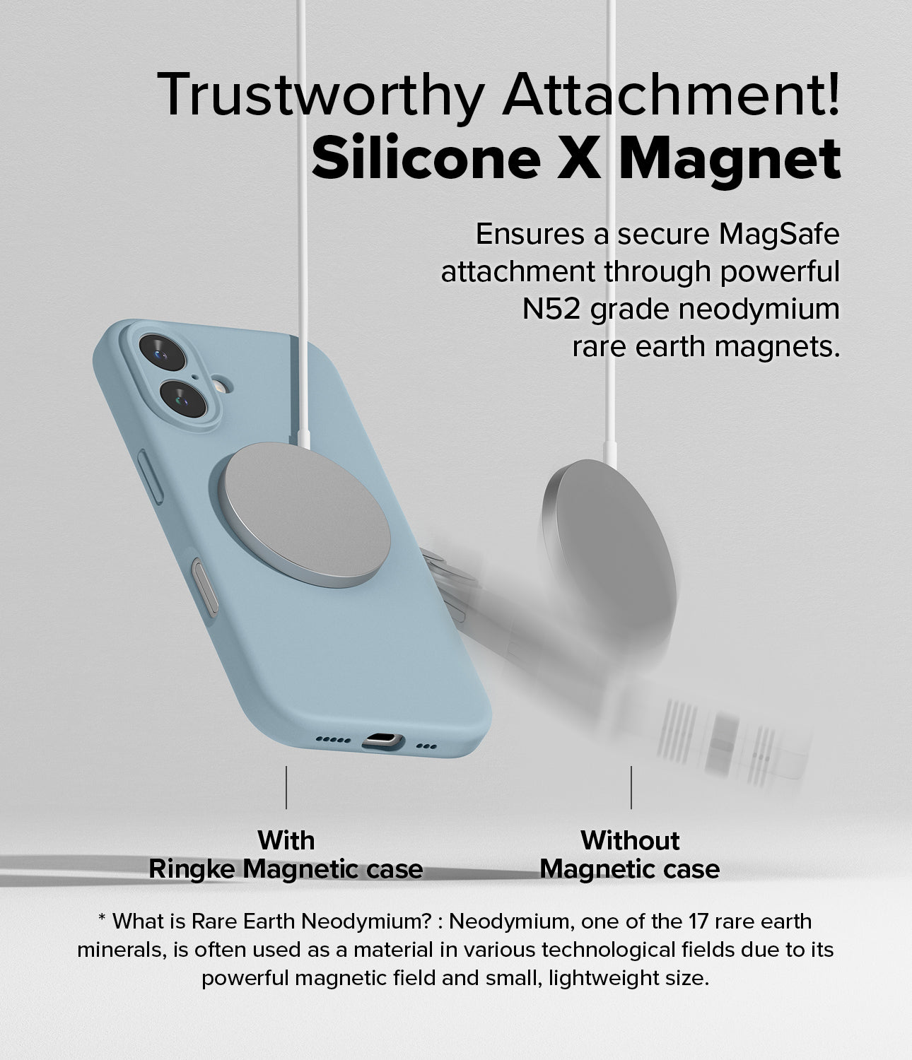 Trustworthy Attachment - Silicone X Magnet