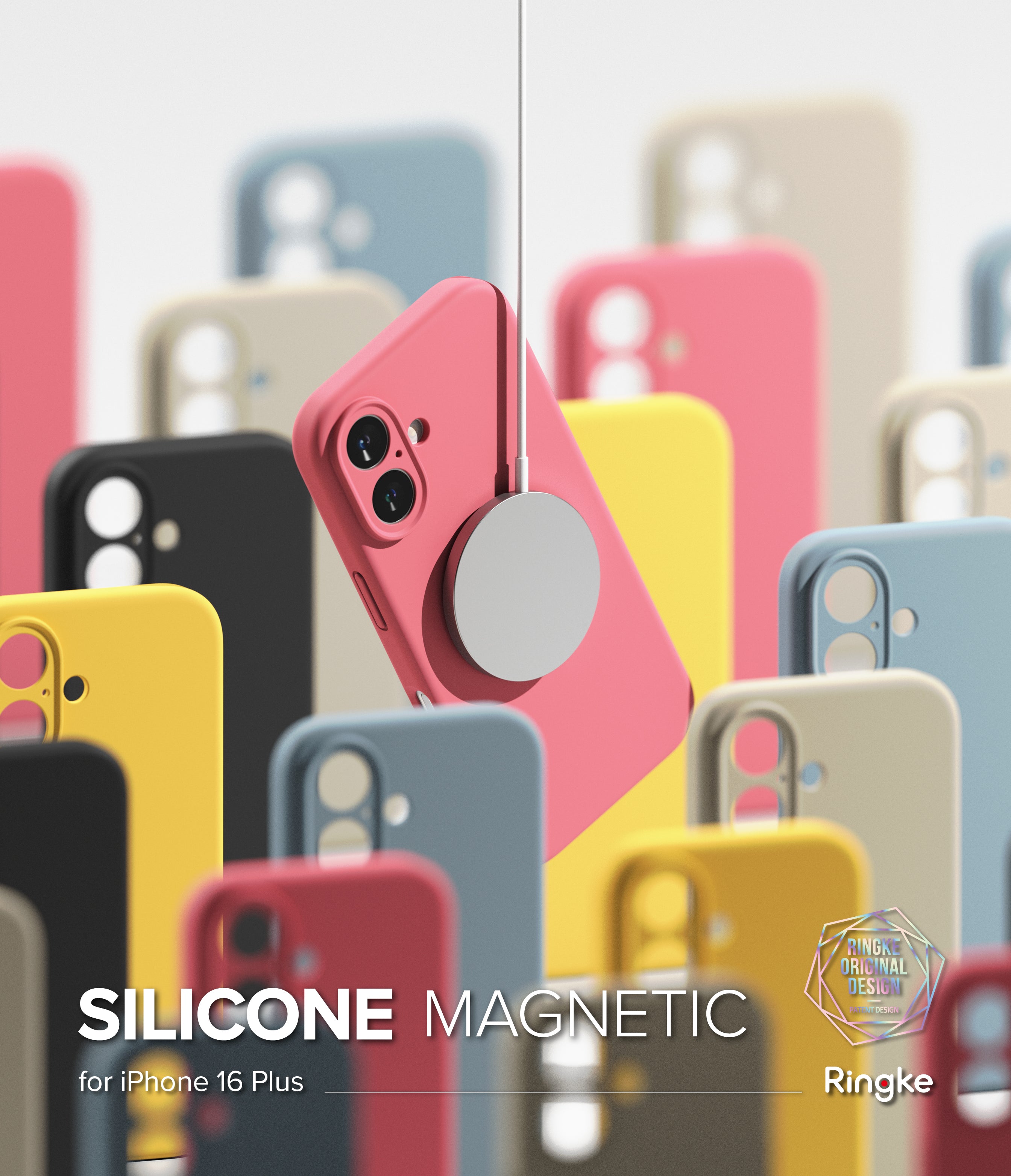 Silicone Magnetic for iPhone 16 Plus | Ringke