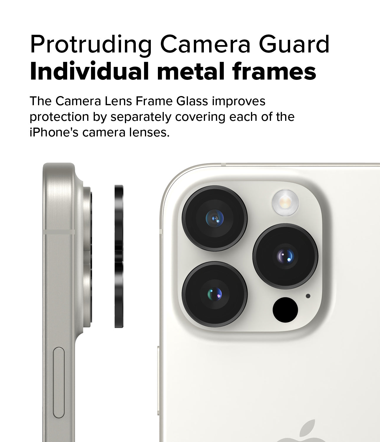 Protruding Camera Guard Individual Metal Frame