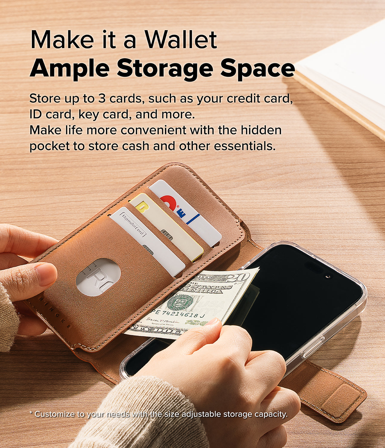 Make it a Wallet - Ample Storage Space