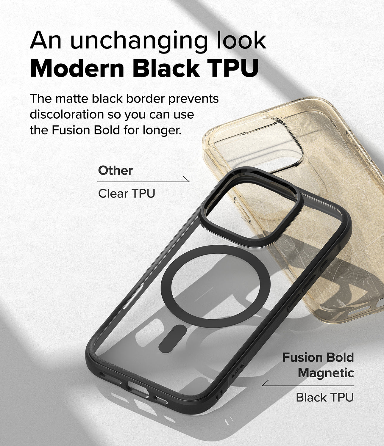 An unchanging look - Modern Black TPU