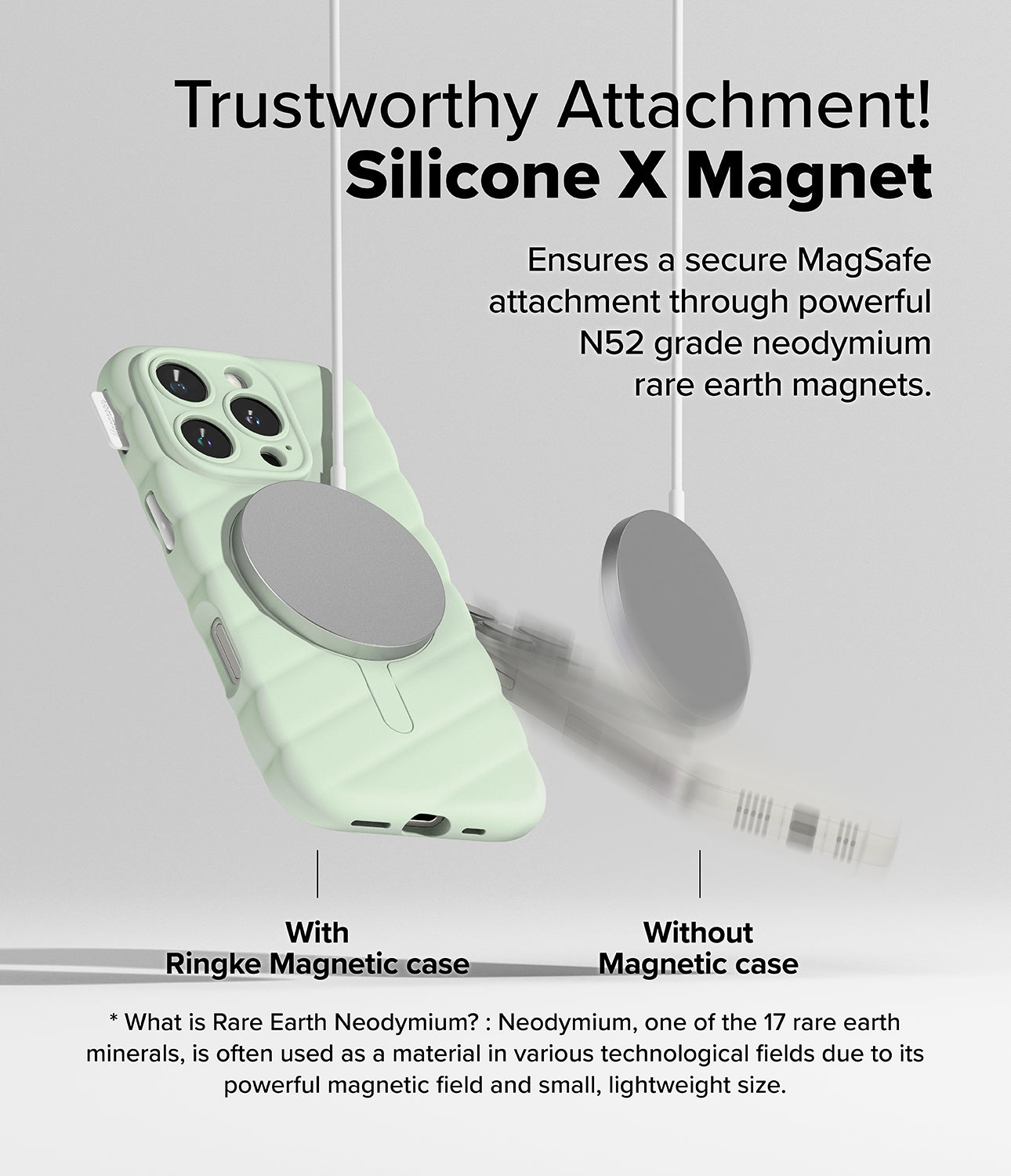 Trustworthy Attachment! - Silicone X Magnet