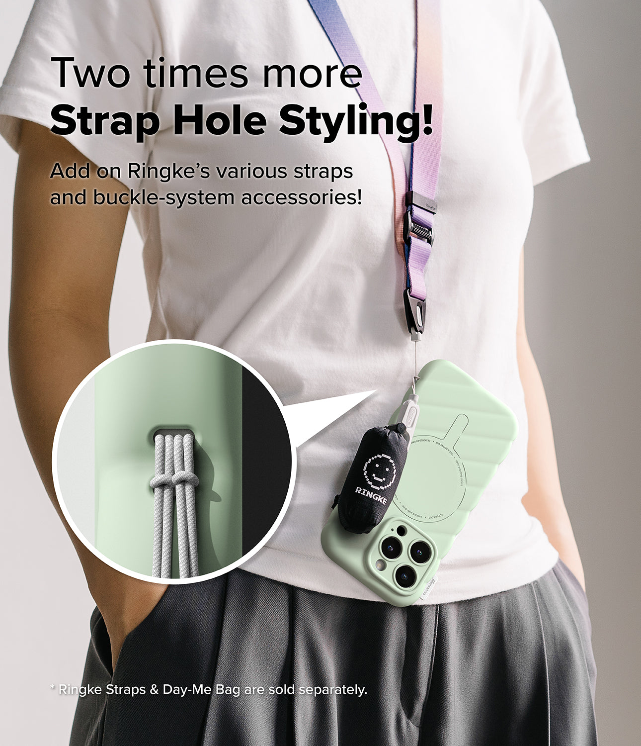 Two times more Strap Hole Styling