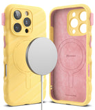 iPhone 16 Pro Case | Macaron Silicone Magnetic - Yellow