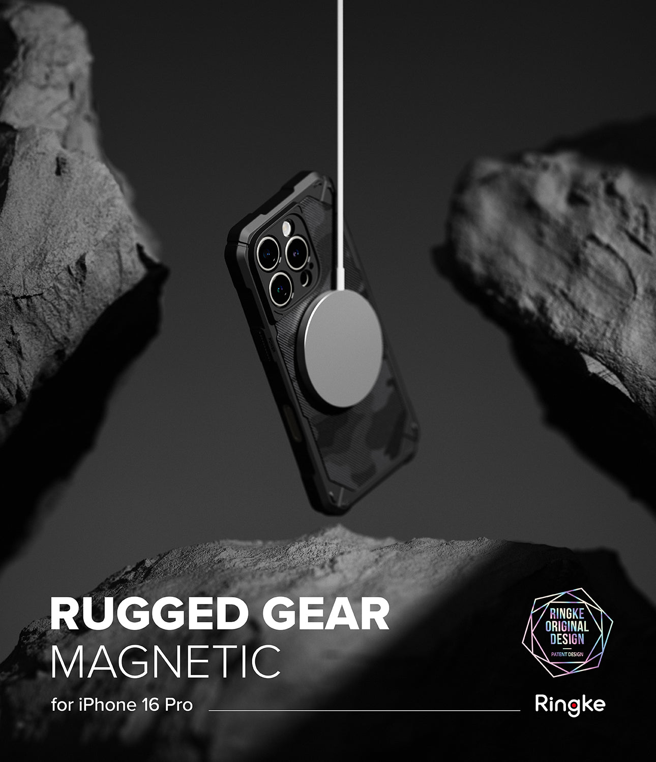 Rugged Gear Magnetic for iPhone 16 Pro Case | Ringke