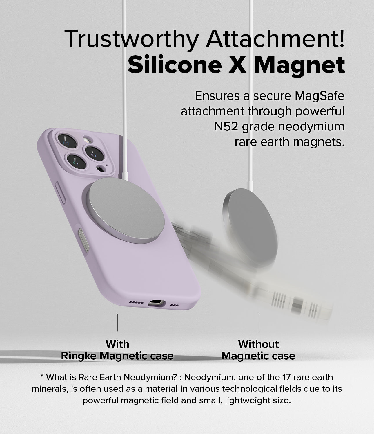 Trustworthy Attachment - Silicone X Magnet