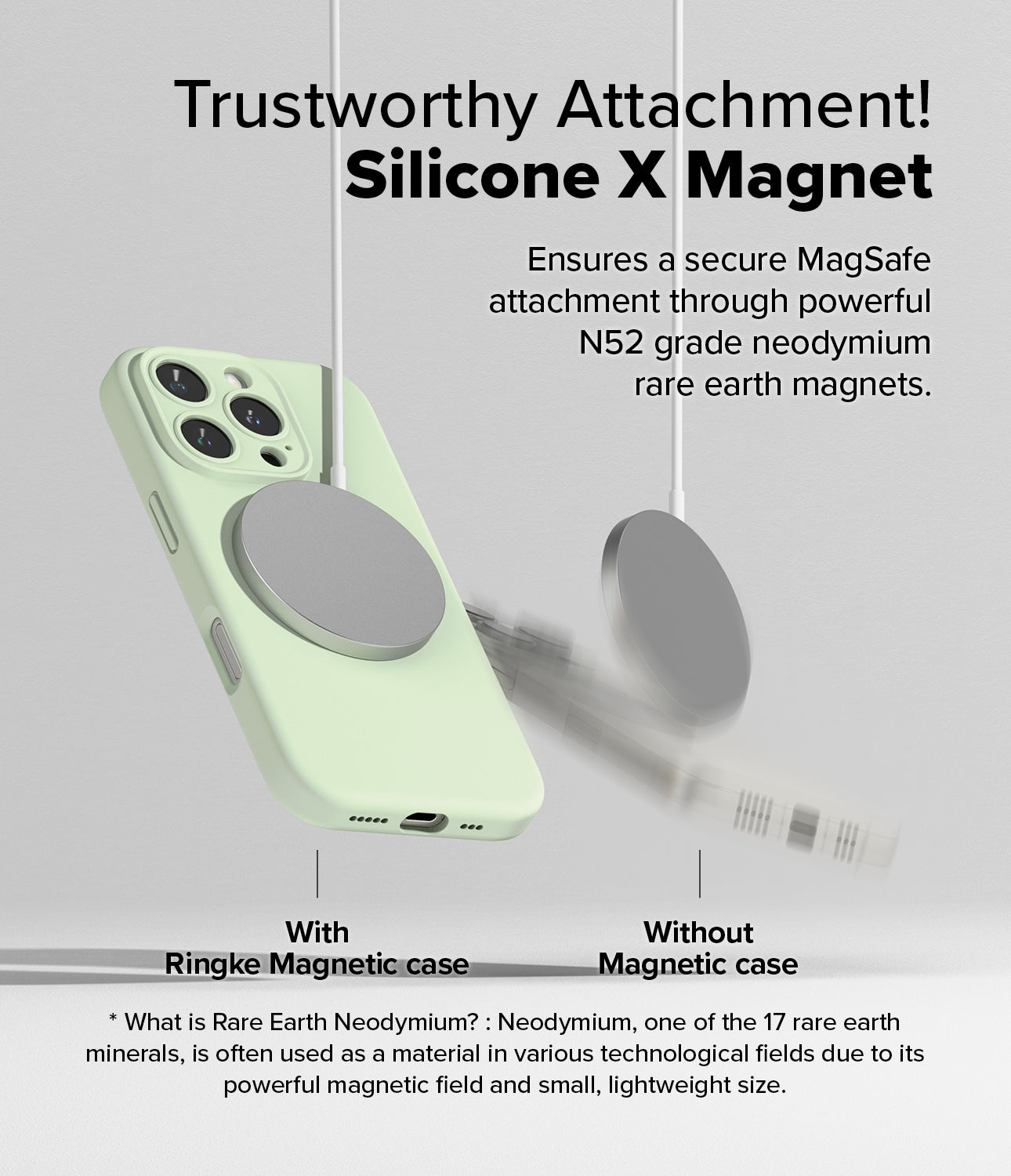 Trustworthy Attachment - Silicone X Magnet