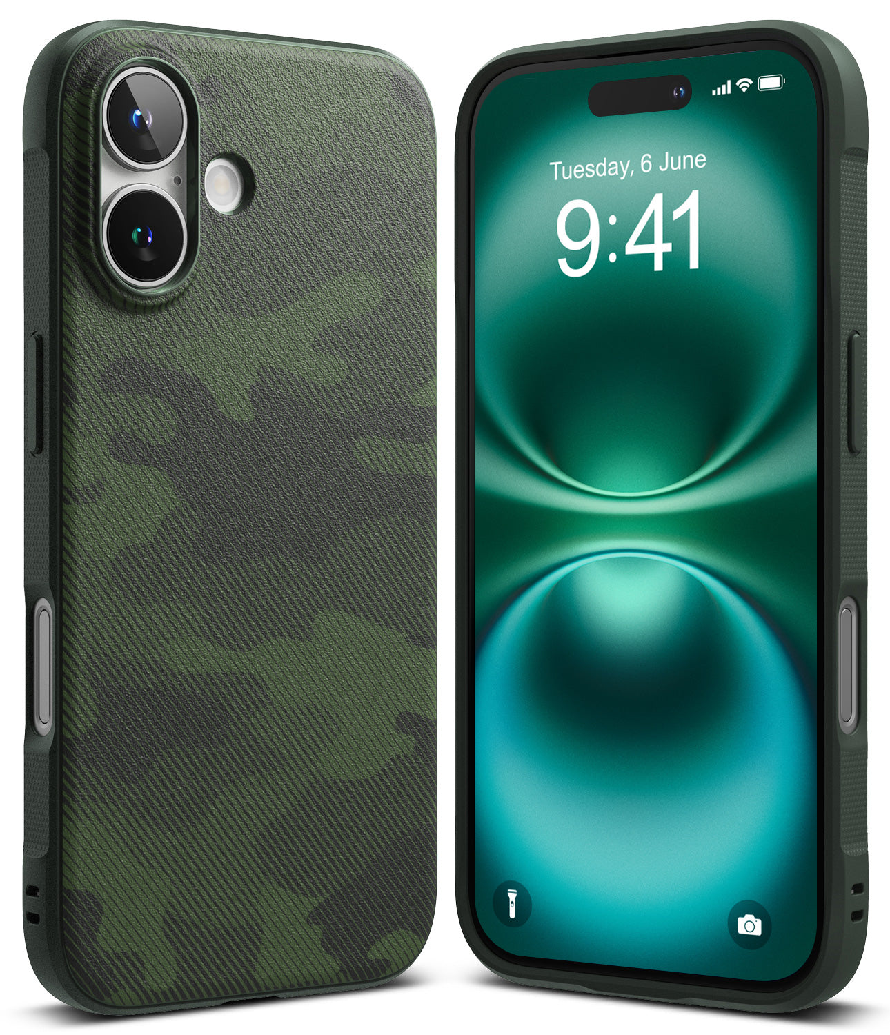 iPhone 16 Case | Onyx - Camo Green