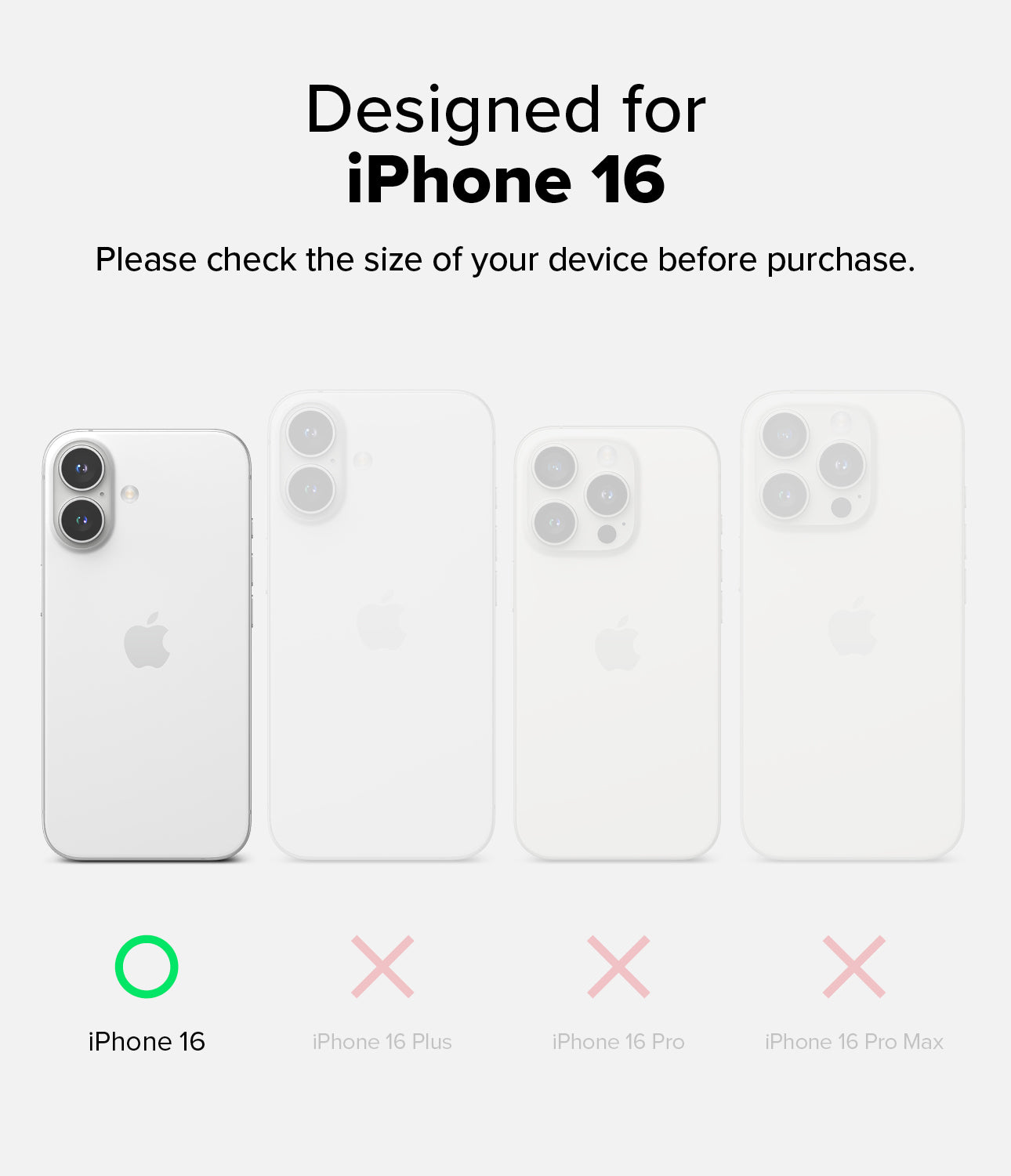 Compatibility - Designed for iPhone 16 Plus