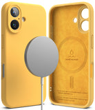 iPhone 16 Case | Silicone Magnetic - Yellow