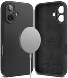 iPhone 16 Plus Case | Silicone Magnetic - Black