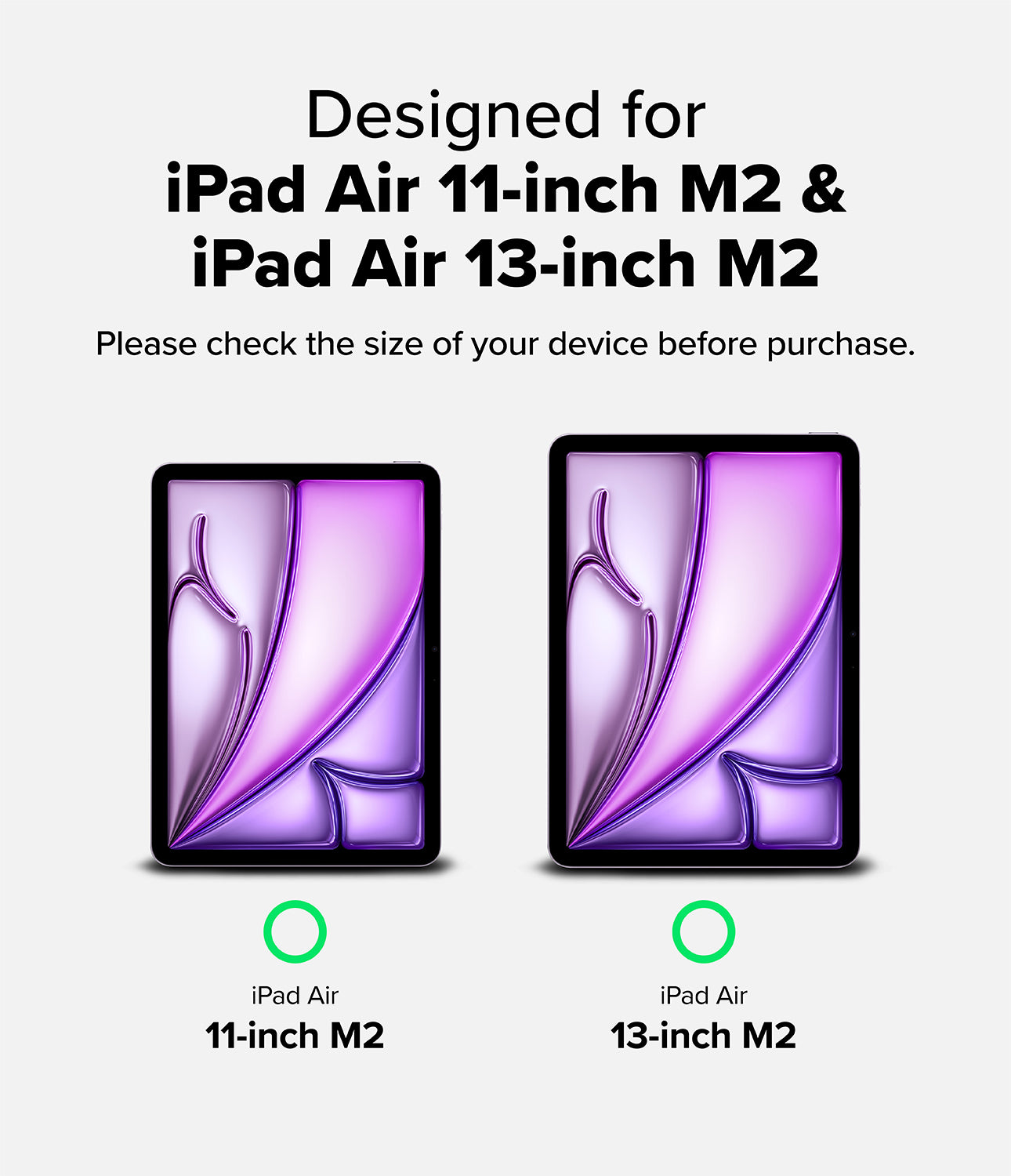 Compatibility - Designed for iPad Air 11" M2 & iPad Air 13" M2