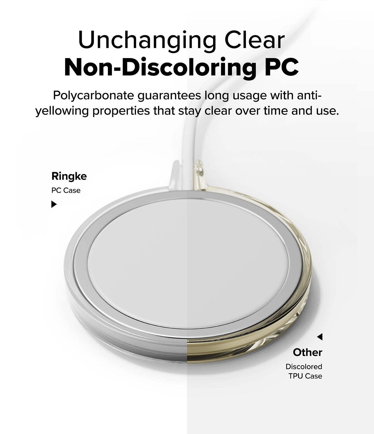 Unchanging Clear Non-Discoloring PC