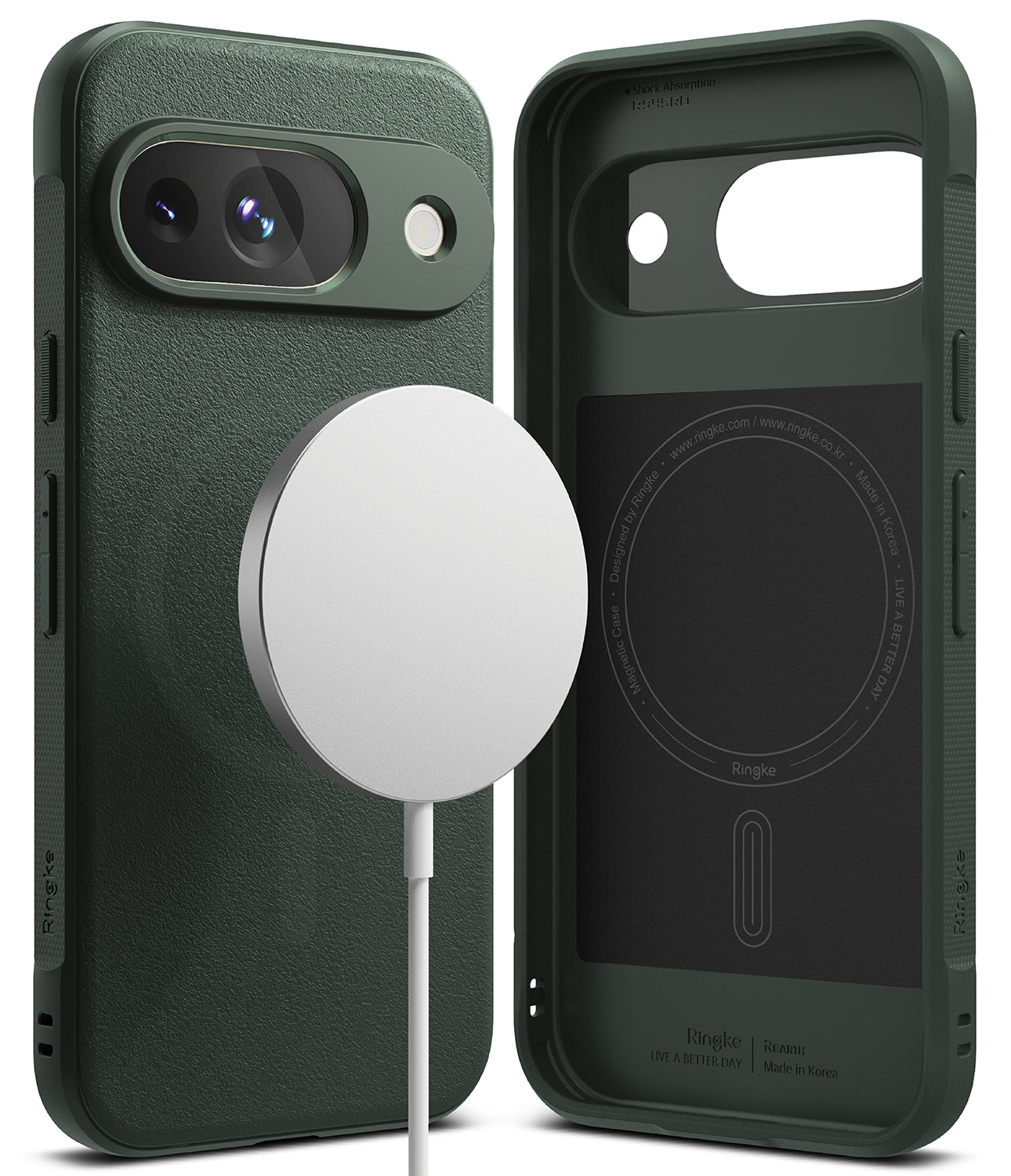 Google Pixel 9 Case | Onyx Magnetic - Dark Green