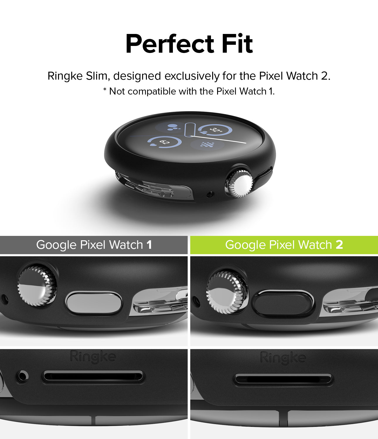 Google Pixel Watch 2 | Slim (2P) | Ringke Official Store