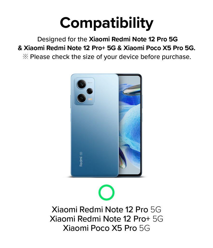 For Xiaomi Redmi Note 12 Pro+ 5G TPU+PC+Tempered Glass Mobile