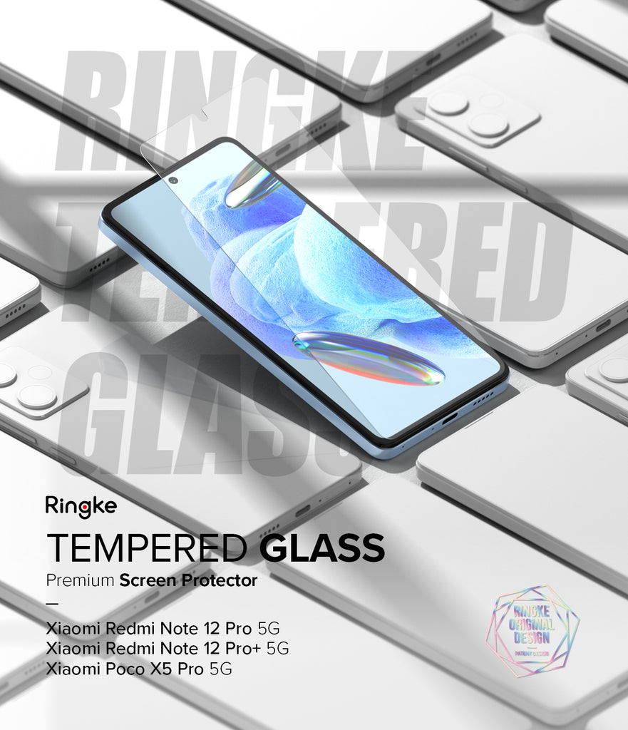 3PCS Full Cover Tempered Glass for Xiaomi Redmi Note 12 Pro + 5G Global  Screen Protector