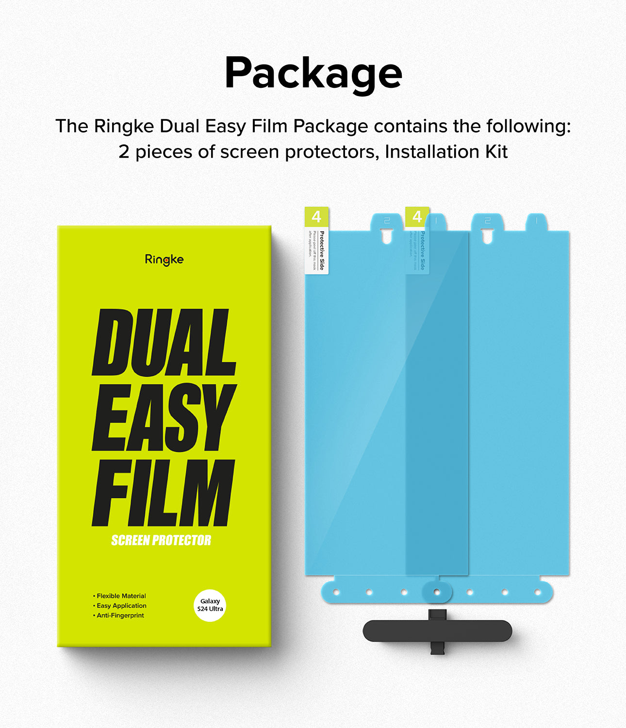 Galaxy S23 Ultra Screen Protector  Ringke Dual Easy Film Wing [2 Pack] –  Ringke Official Store