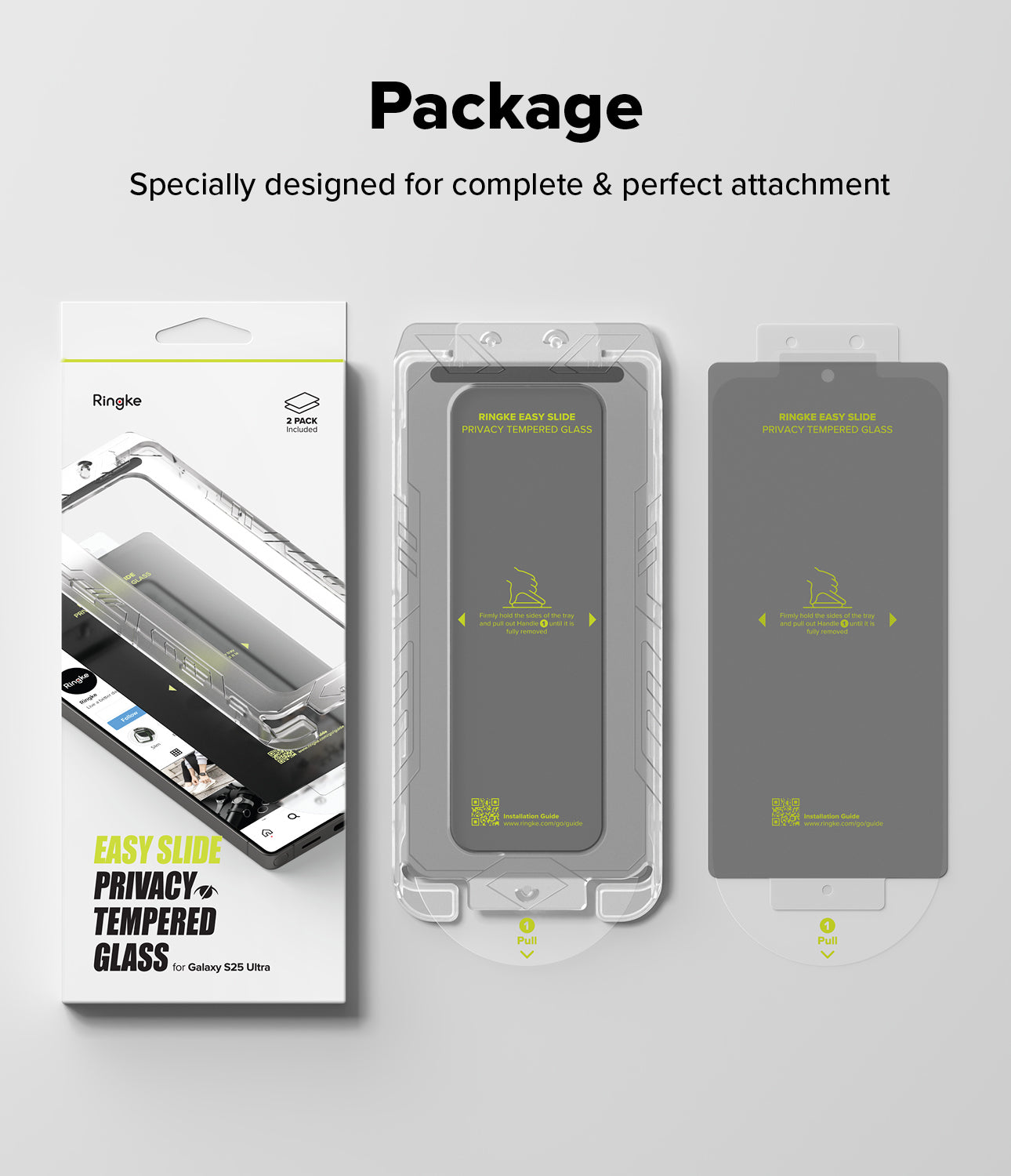 Galaxy S25 Ultra Screen Protector | Package