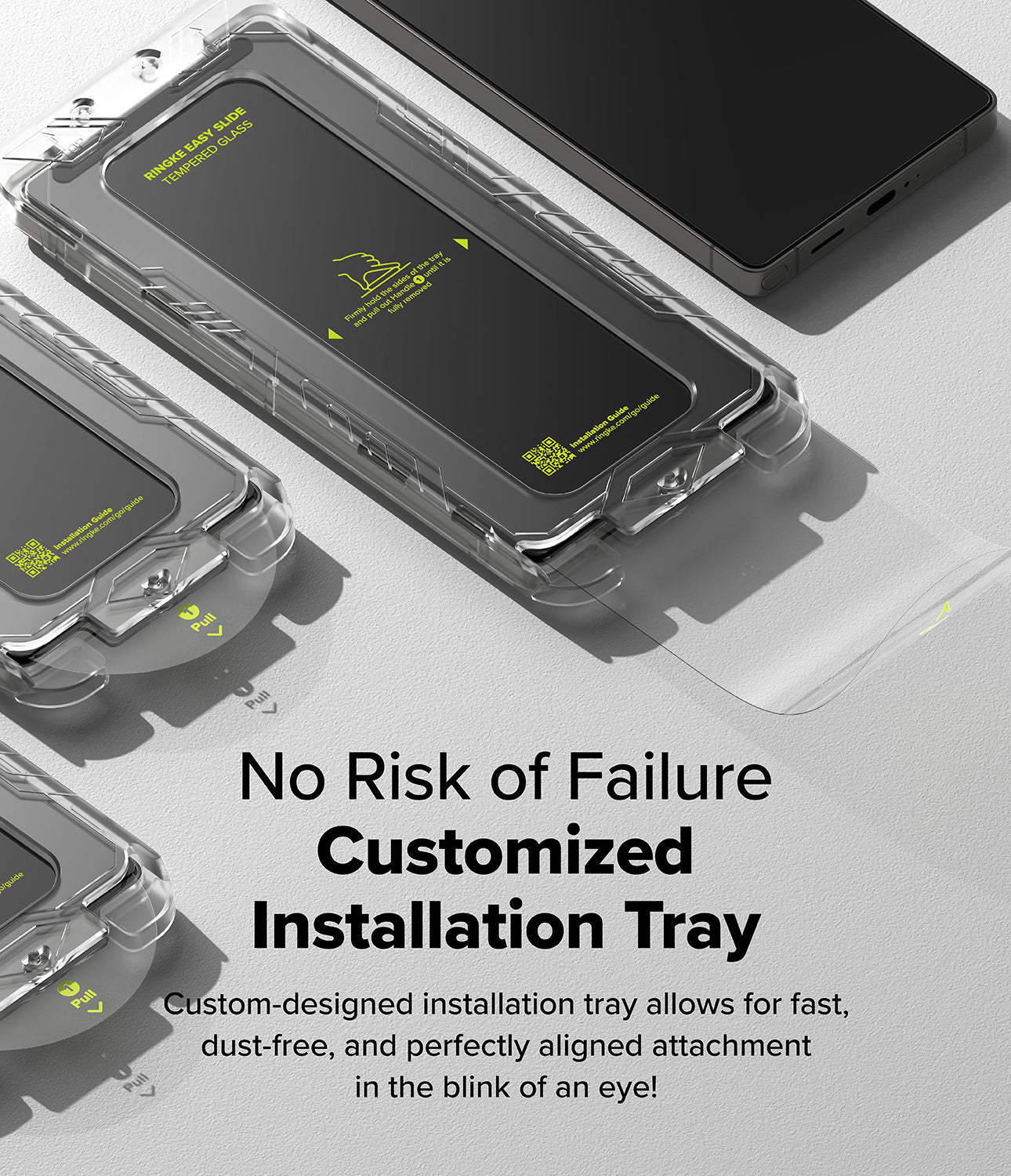 Galaxy S25 Ultra Screen Protector | No Risk of Failure Customized Installation Tray