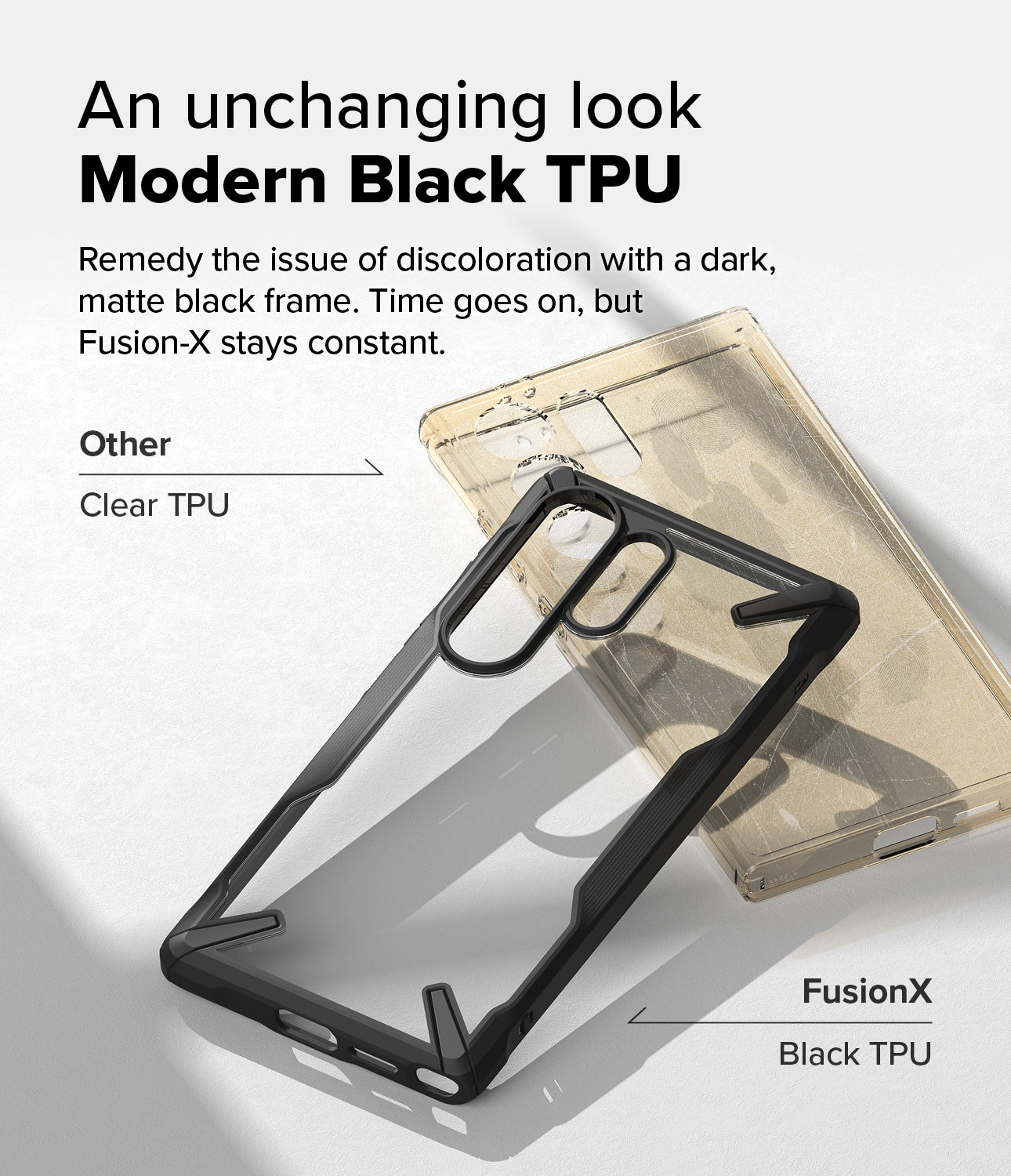 Galaxy S25 Ultra Fusion-X | An unchanging look Modern Black TPU