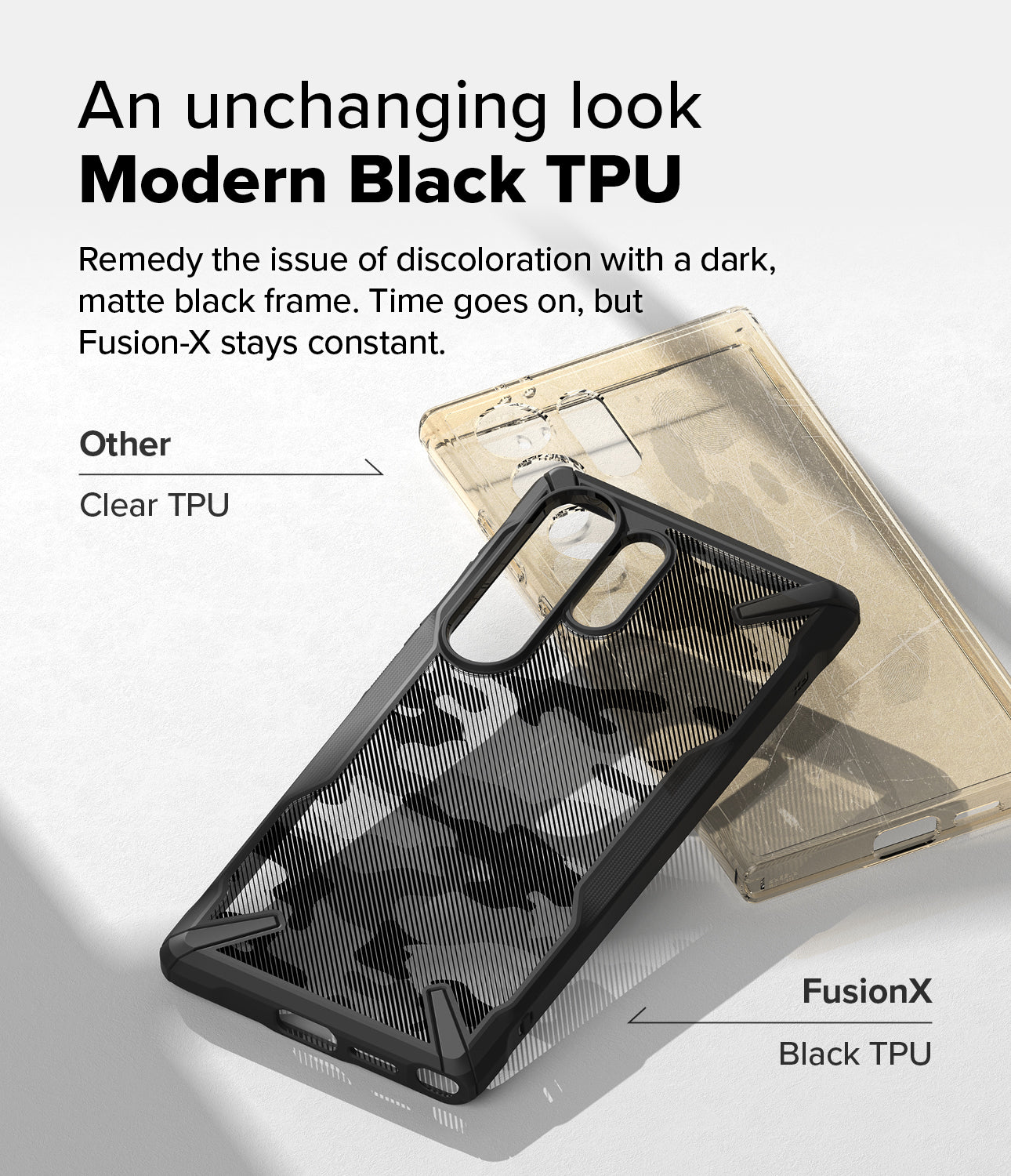 Galaxy S25 Ultra Fusion-X | An unchanging look Modern Black TPU