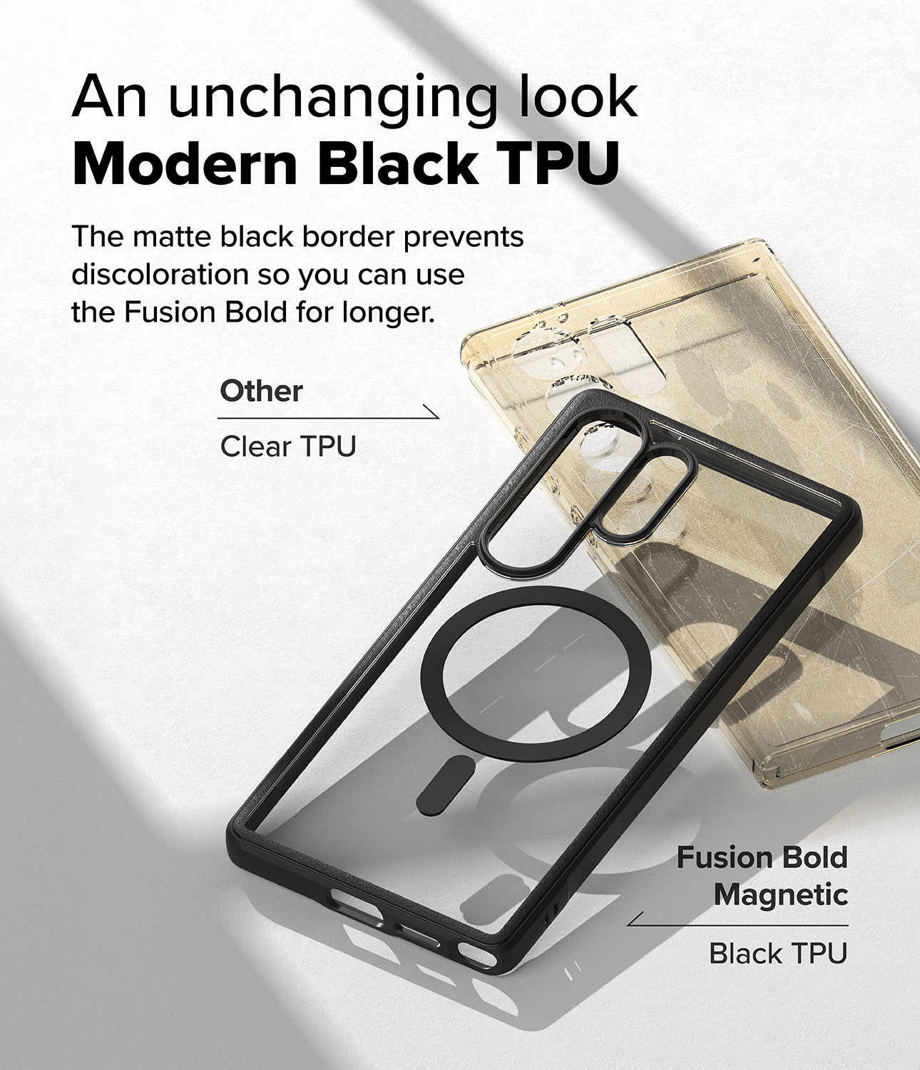 Galaxy S25 Ultra Fusion Bold Magnetic | An unchanging look Modern Black TPU