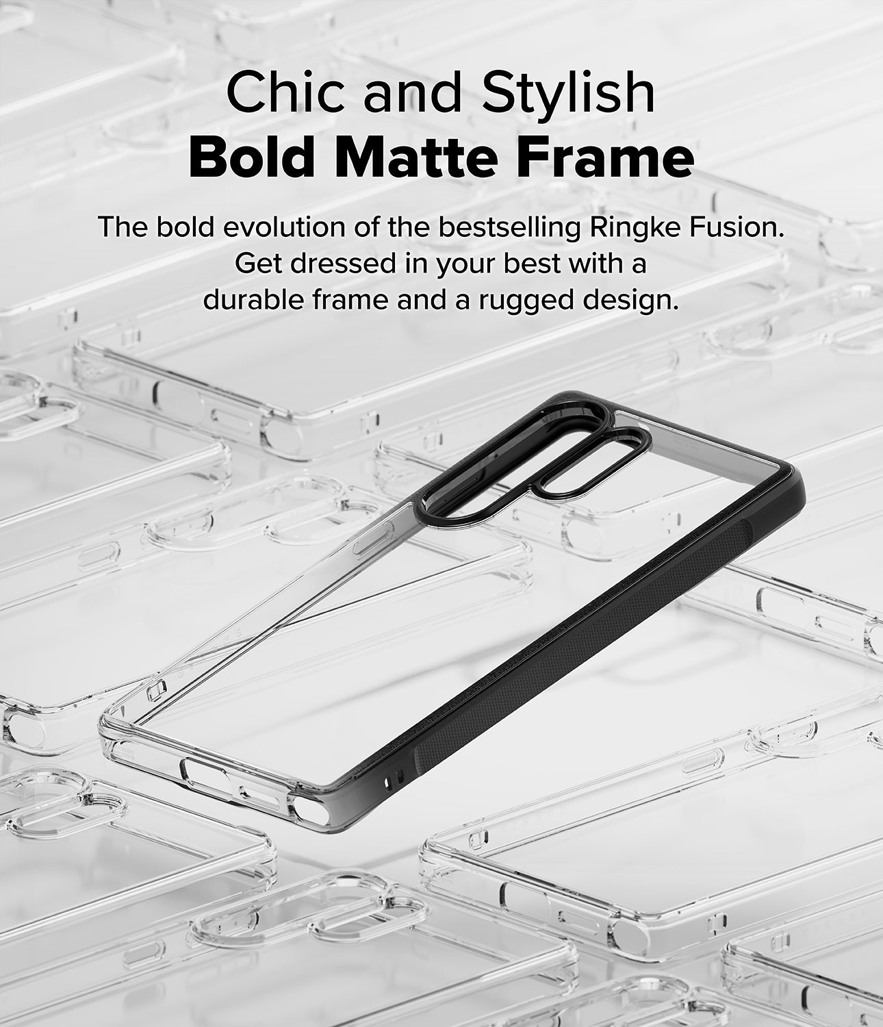 Galaxy S25 Ultra Fusion Bold | Chic and Stylish Bold Matte Frame