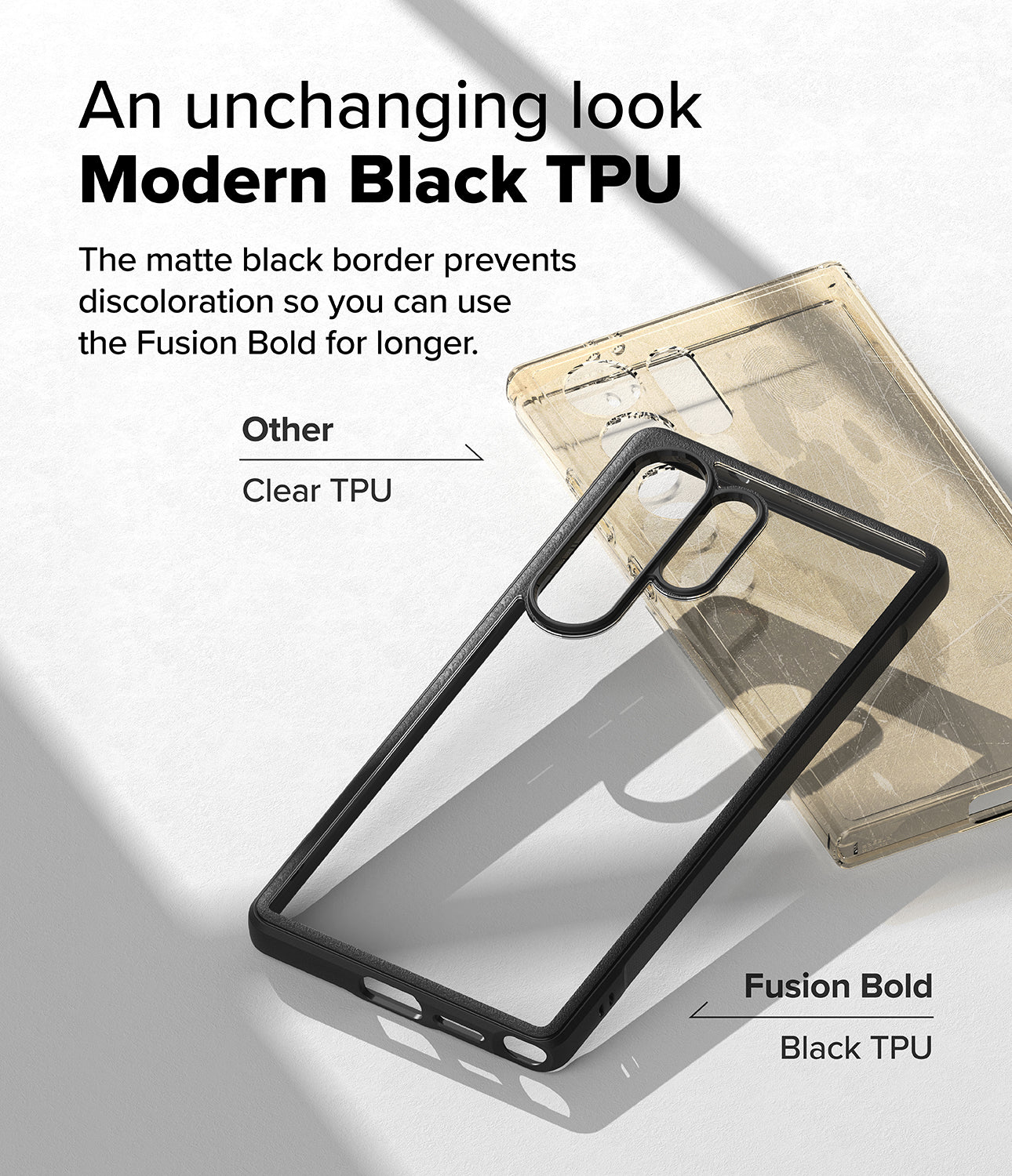 Galaxy S25 Ultra Fusion Bold | An unchanging look Modern Black TPU