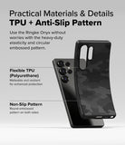 Galaxy S25 Ultra Onyx | Practical Materials & Details TPU + Anti-Slip Pattern