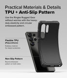 Galaxy S25 Ultra Rugged Gear | Practical Materials & Details TPU + Anti-Slip Pattern