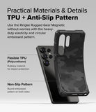 Galaxy S25 Ultra Rugged Gear Magnetic | Practical Materials & Details TPU + Anti-Slip Pattern