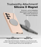 Galaxy S25 Ultra Silicone Magnetic | Trustworthy Attachment! Silicon X Magnet