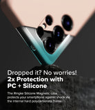 Galaxy S25 Ultra Silicone Magnetic | Dropped it? No worries! 2x Protection with PC + Silicone