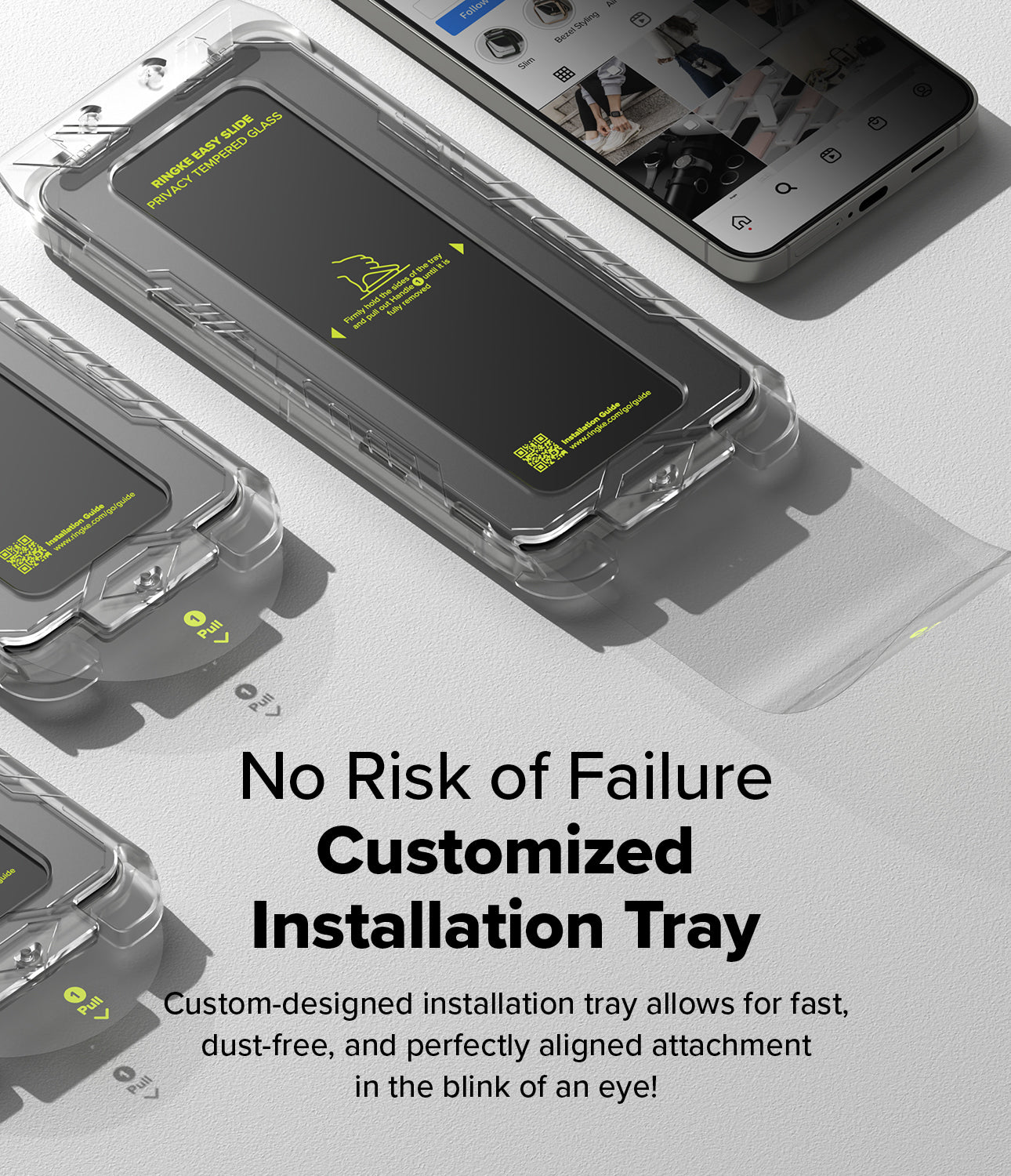 Galaxy S25 Screen Protector | No Risk of Failure Customized Installation Tray