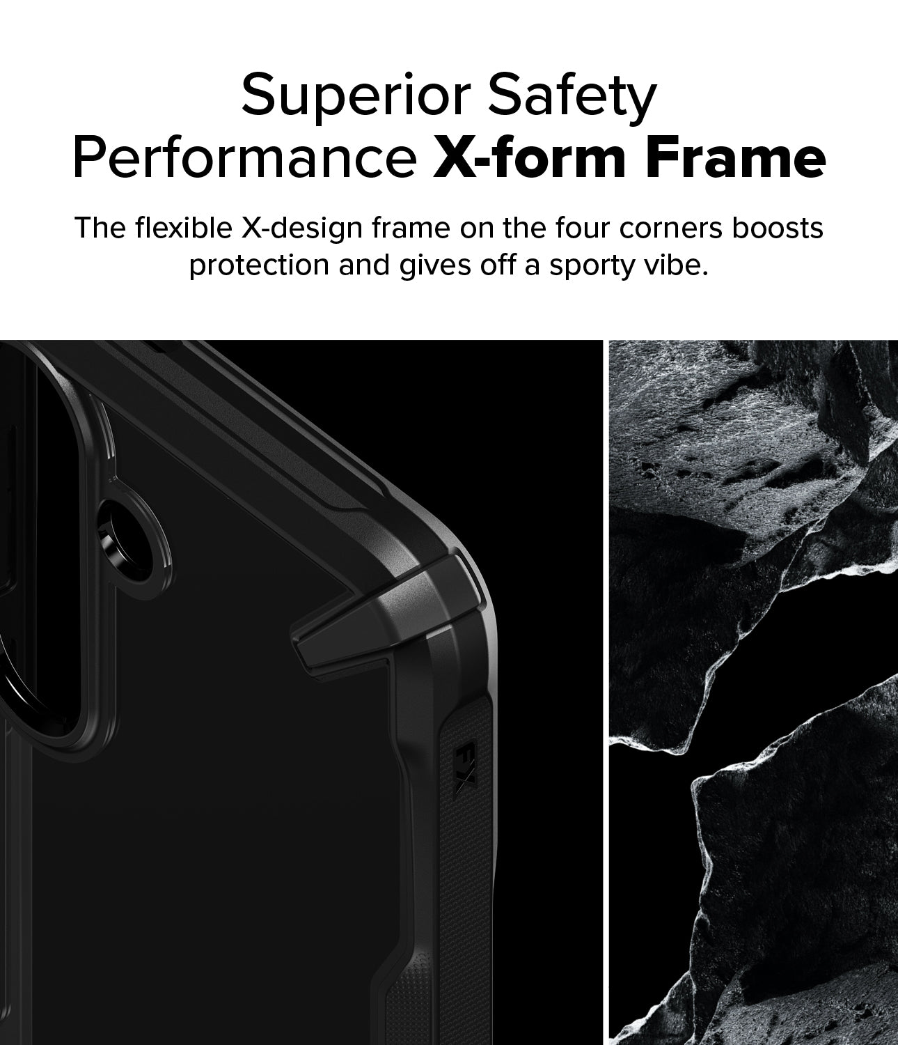 Galaxy S25 Fusion-X | Superior Safety Performance X-form Frame