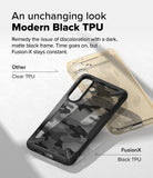 Galaxy S25 Fusion-X | An unchanging look Modern Black TPU