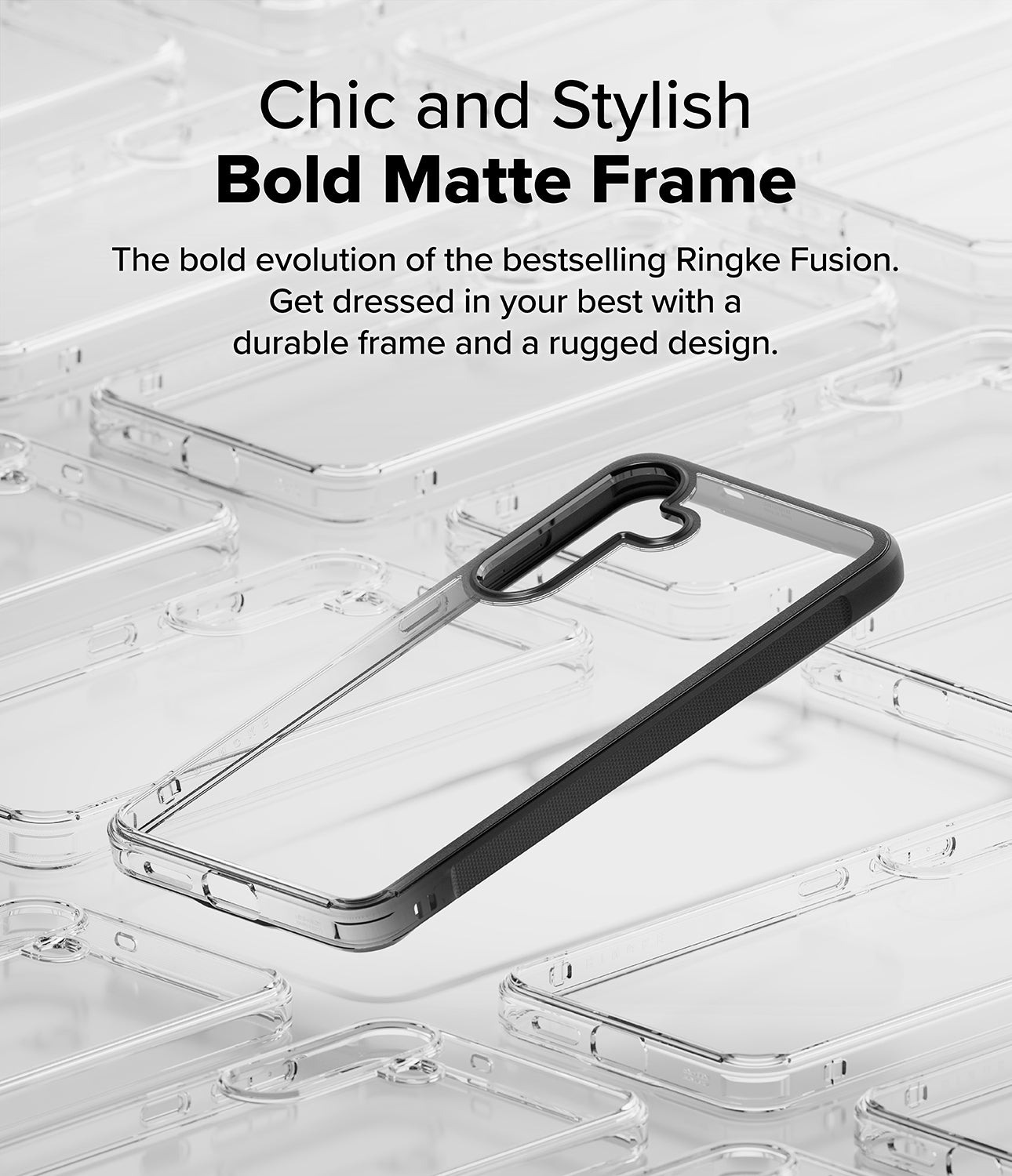 Galaxy S25 Fusion Bold | Chic and Stylish Bold Matte Frame