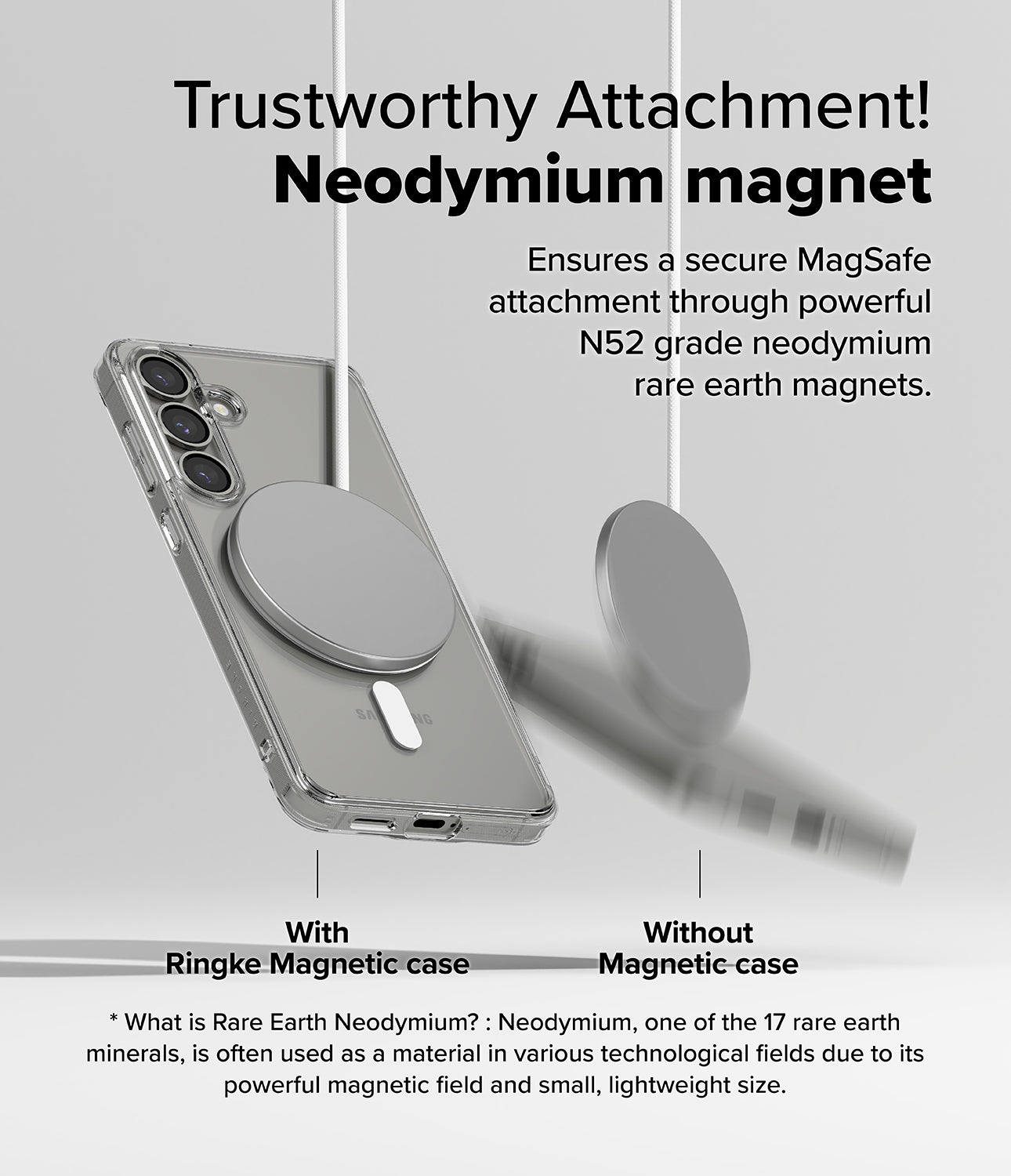 Galaxy S25 Fusion Magnetic | Trustworthy Attachment! Neodymium magnet