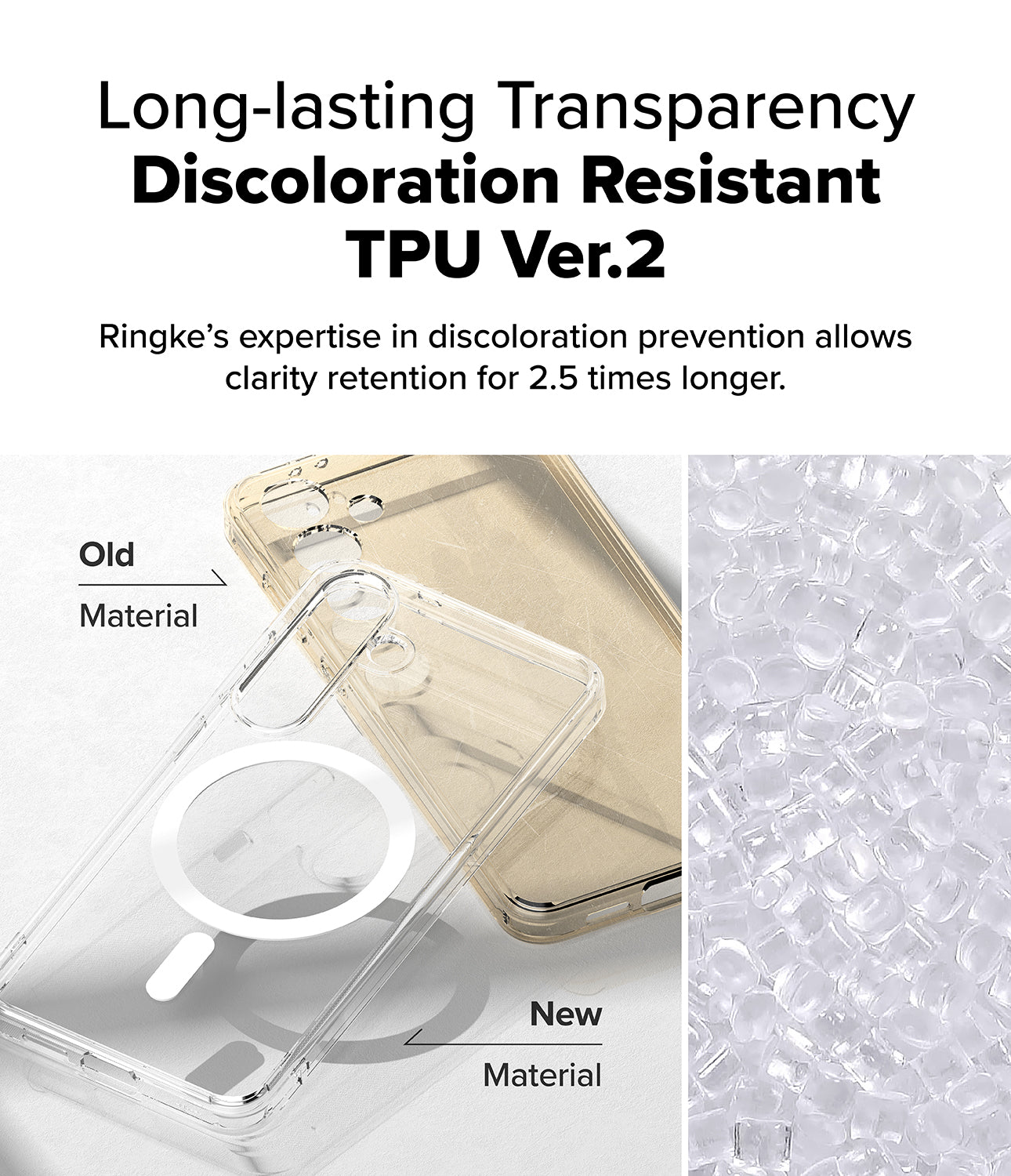 Galaxy S25 Fusion Magnetic | Long-lasting Transparency Discoloration Resistant TPU Ver.2