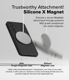 Galaxy S25 Silicone Magnetic | Trustworthy Attachment! Silicon X Magnet